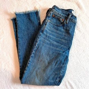 Madewell Perfect Vintage jean with cute fray hem